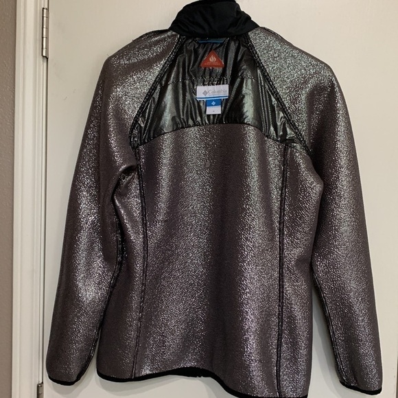 Columbia Omni-Heat Jacket, Size M, Brown & Black - Picture 4 of 8